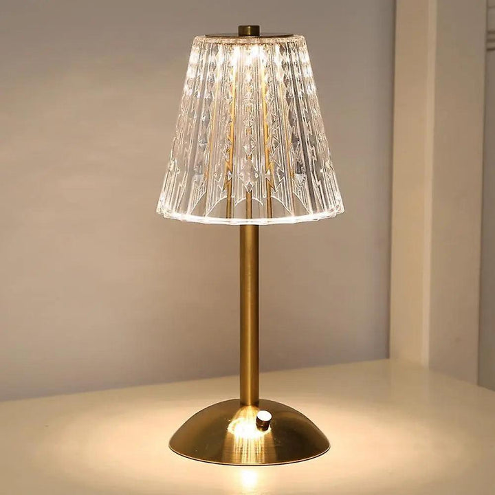 CrystalLuxe - Vintage Table Lamp with Elegant Shine | Kalsten