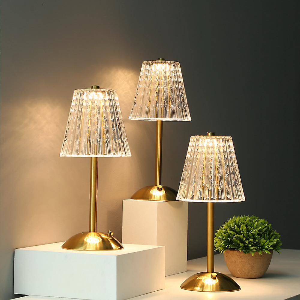 – Gold crystal table lamp | Kalsten
