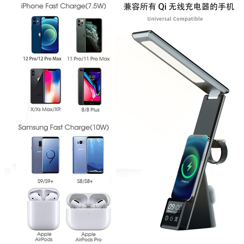 Desk lamp with wireless charger | Kalsten