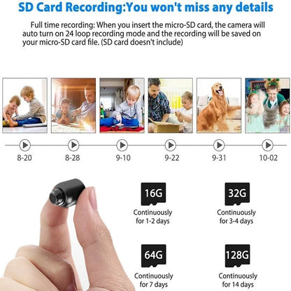 Skanto | Mini Wireless Spy Camera - Hidden CCTV, WiFi, Outdoor Security, Motion Detection