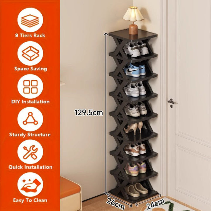 Narrow Shoe Rack Tower | Kalsten