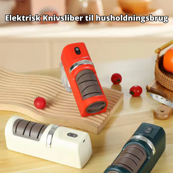 Electric knife sharpener with battery 1200mAh | Kalsten