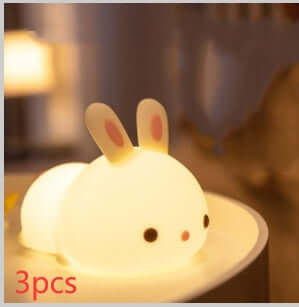 New Year'S Gift Rabbit Silicone Lamp Pat Feeding Creative Night Light Children'S Toys | Kalsten