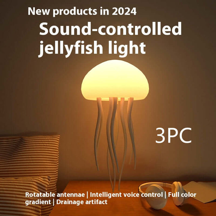 Jellyfish Mood Lamp LED Jellyfish Night Light Portable Jellyfish Lamp Jellyfish Decorations Smart Table Lamp For Bedside Desk | Kalsten