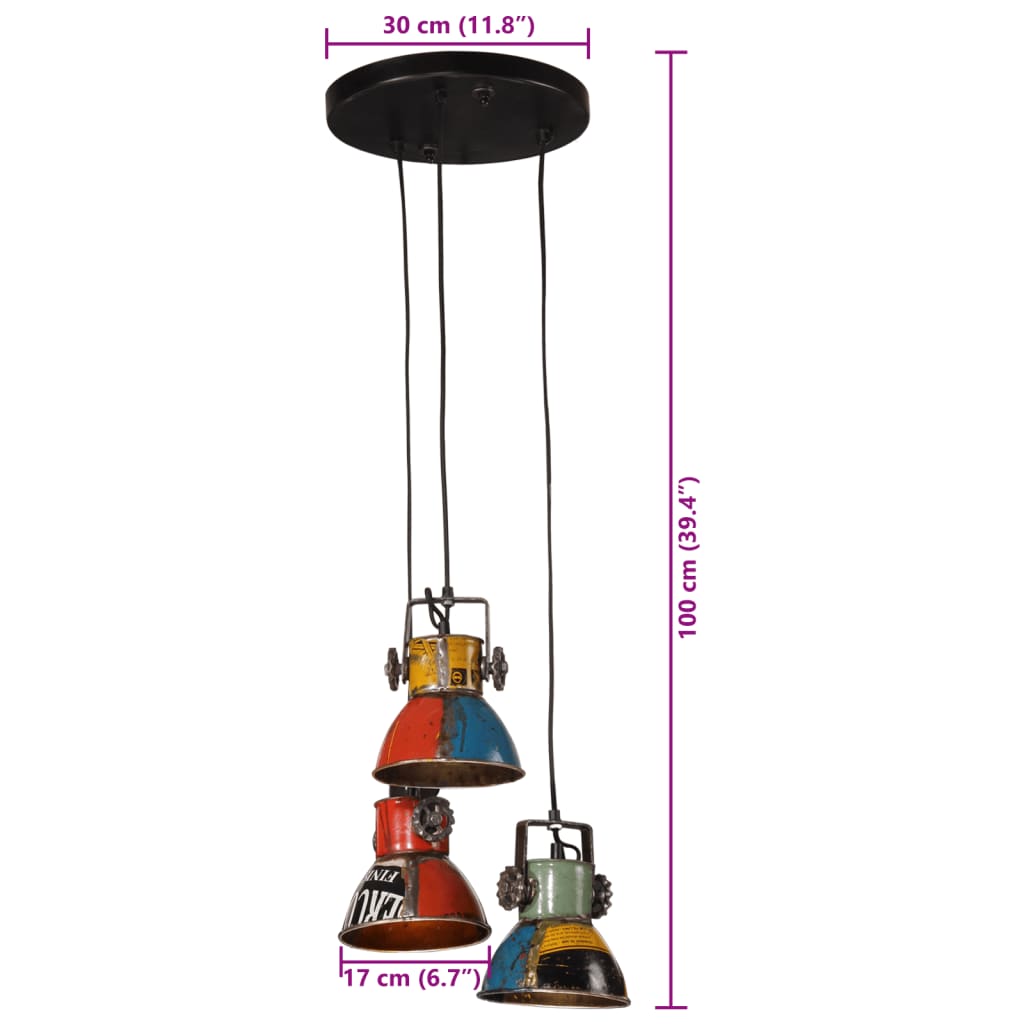 Unique Triangular Ceiling Lamp - Industrial Atmosphere for Your Interior Kalsten