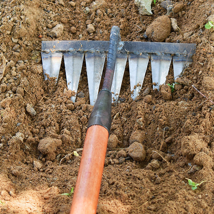 TuinGrijp Carbon Steel Weeding Rake for Garden Maintenance | Kalsten