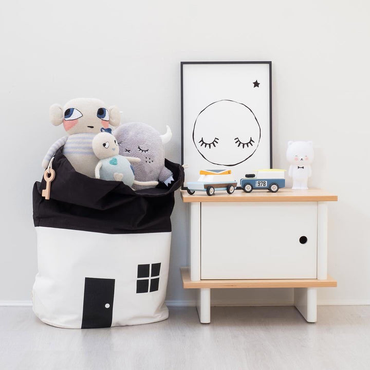 Toy Storage Bag with Drawstring Closure and Fun Design Kalsten