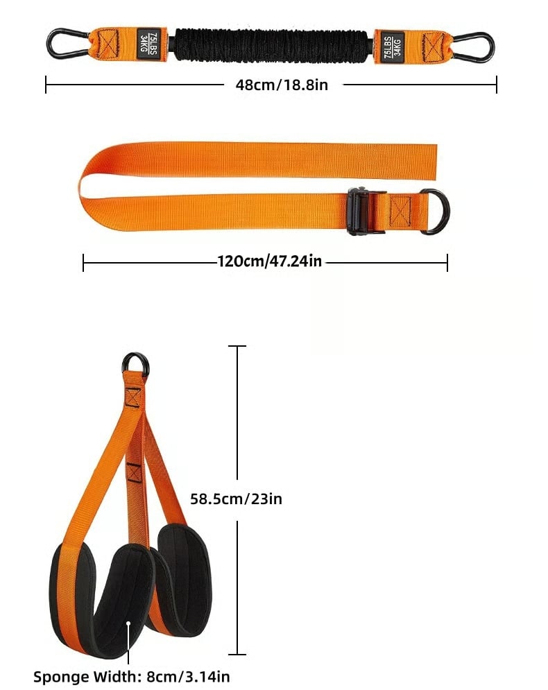 Pull-up assistance band with double foot system | Kalsten