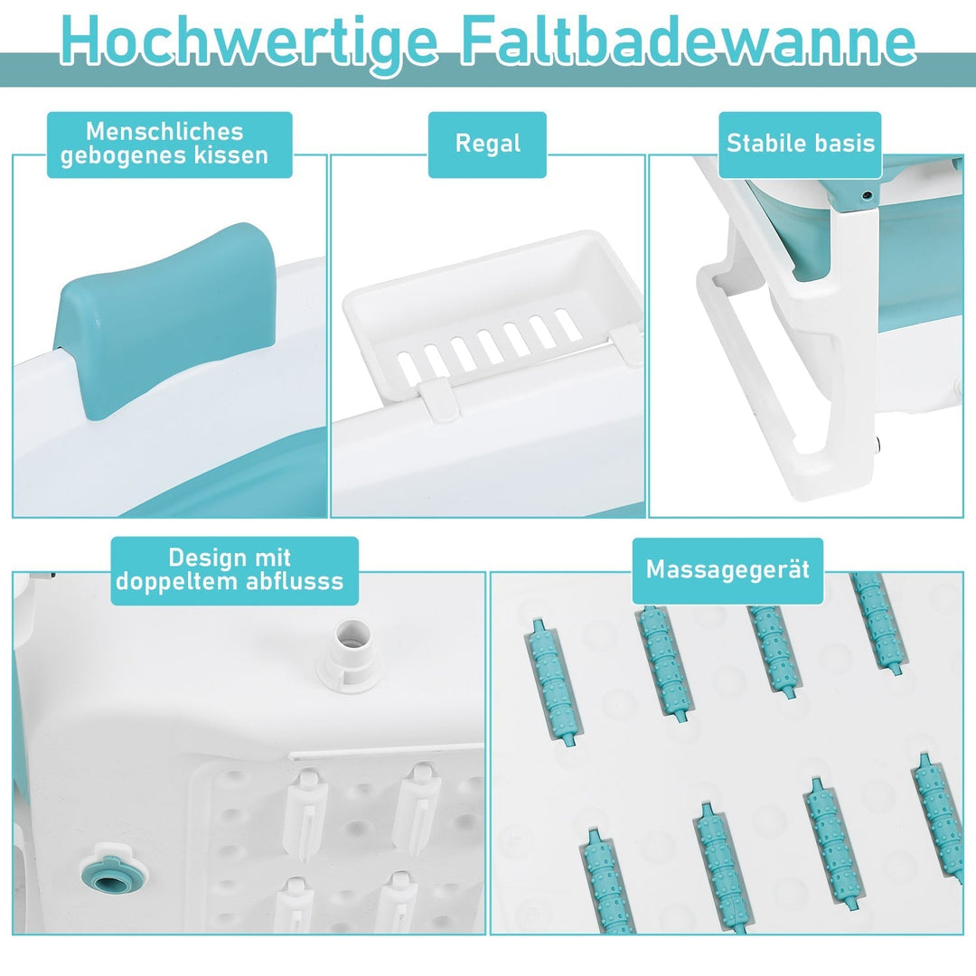 Foldable Bathtub with Cover | Kalsten