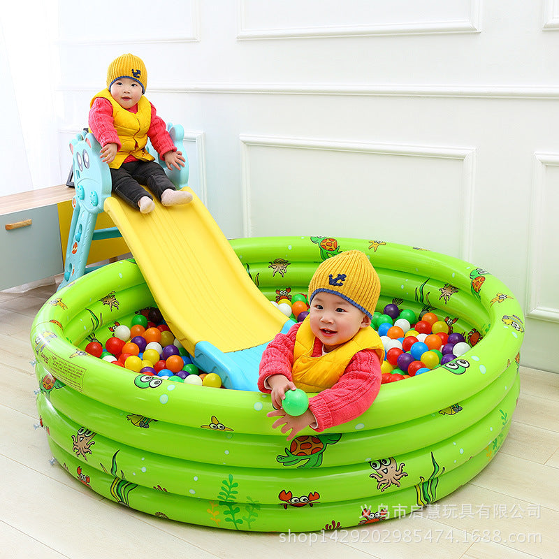 Women Inflatable Kiddie Pool with Maritime Design Kalsten