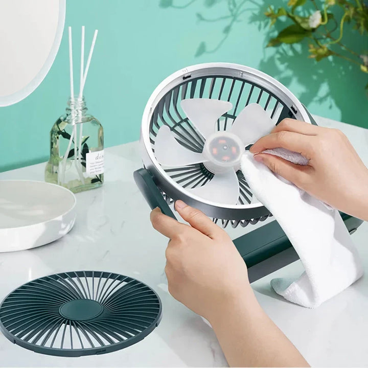Compact Rechargeable USB Desk Fan for Home, Office, and Outdoors | Kalsten