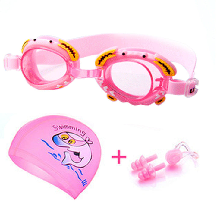 Swimming goggles with comfortable nose closure and sturdy earplugs Kalsten