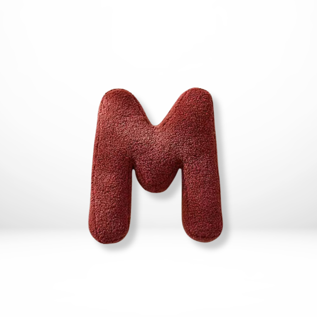 Kalsten | Velvet Alphabet Decorative Cushion With Letters A To Z