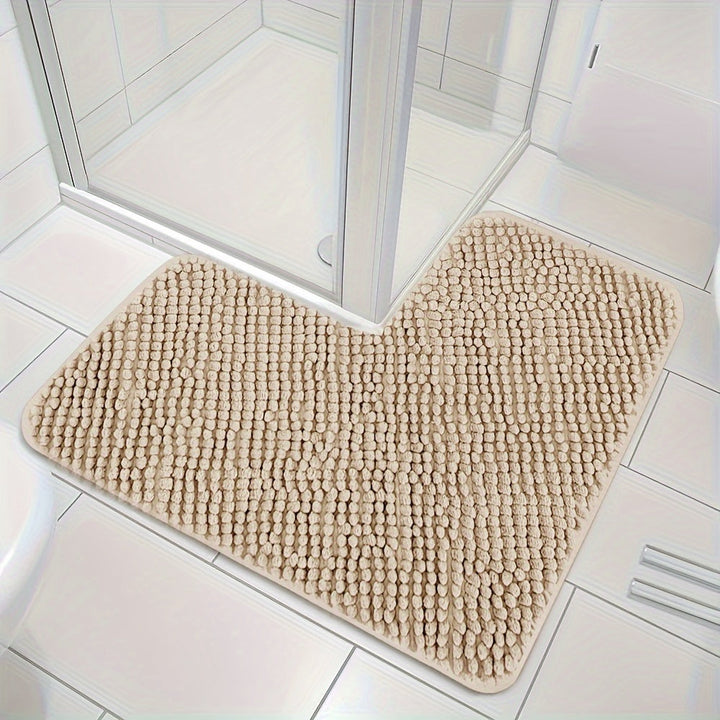 Kalsten | Corner Bath Mat Lunava | L-Shape for Shower & Corner | Non-Slip & Soft | 40x40x80 cm