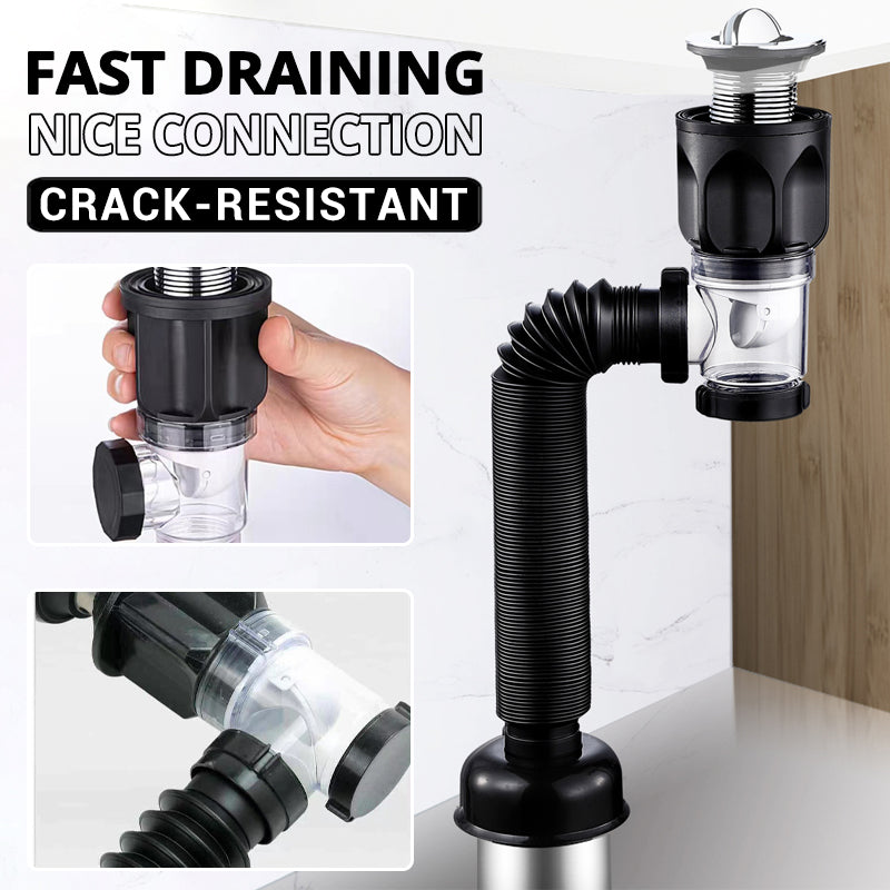 Flexible siphon drainage pipe | Kalsten