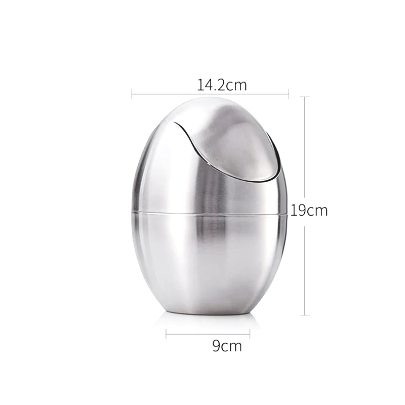 LuxBin Mini Stainless Steel Trash Can Karnz