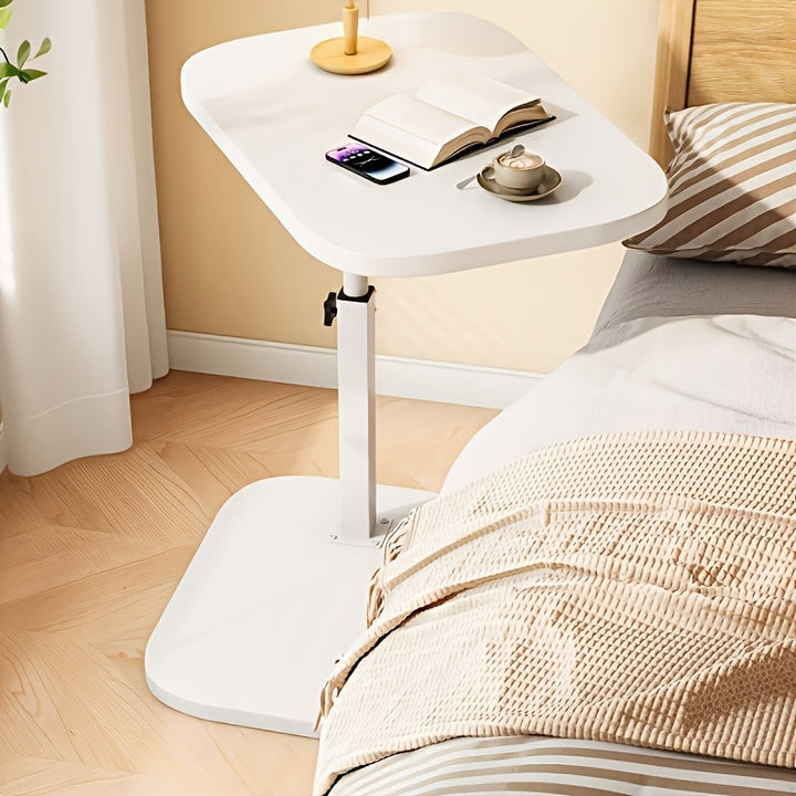Adjustable Comfort Table – Wooden Side Table with Metal Frame | Kalsten