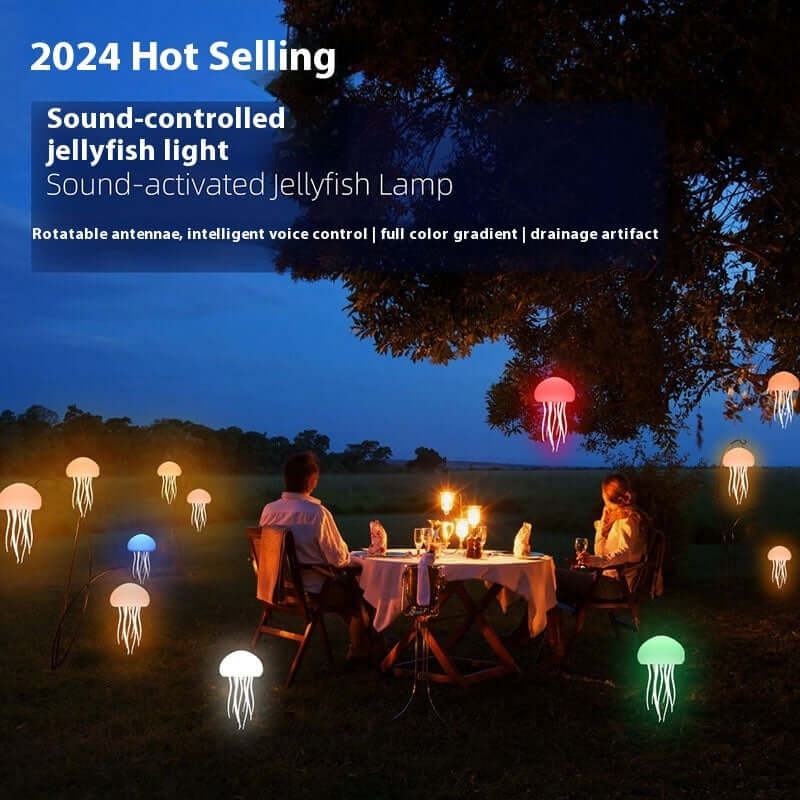 Jellyfish Mood Lamp LED Jellyfish Night Light Portable Jellyfish Lamp Jellyfish Decorations Smart Table Lamp For Bedside Desk | Kalsten