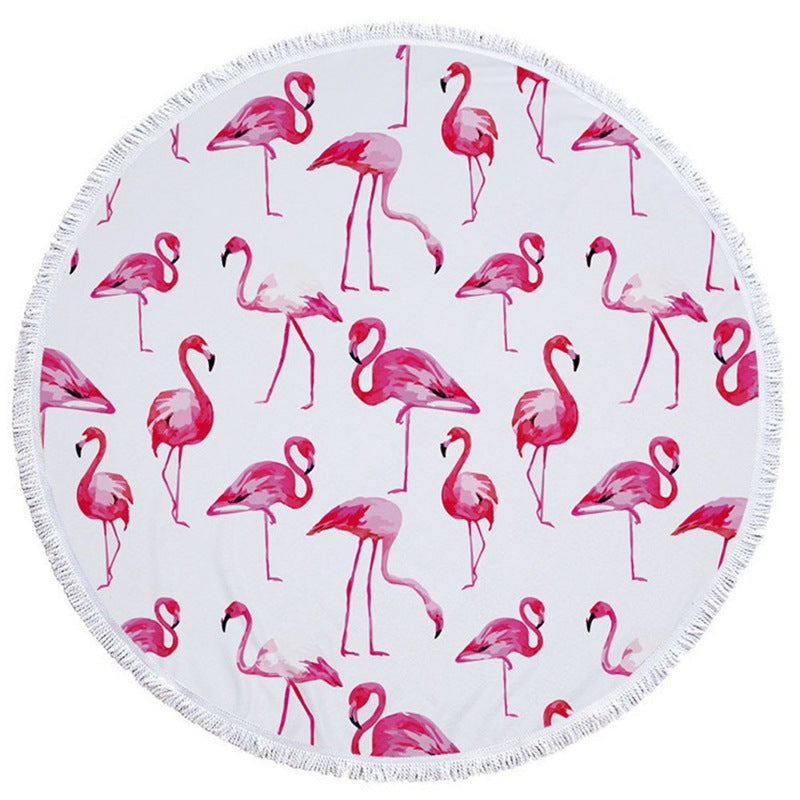 Beach towel in funny Hamburger design Kalsten