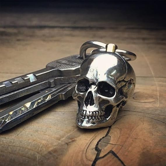 Kalsten | Piston Art Skull Keychain