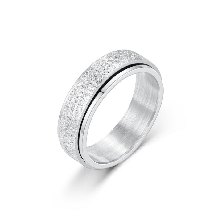 Rotating anxiety rings relieve stress for women and men