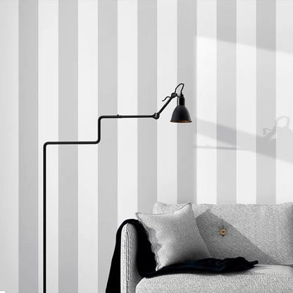 Brehn | Simple wide stripes Non-adhesive wallpaper for coffee rooms and clothing stores, 33-foot x 20.5-inch