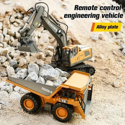 Skanto | RC GRAVER PRO – Remote Control Excavator with 11 Functions for a Realistic Construction Site Feel