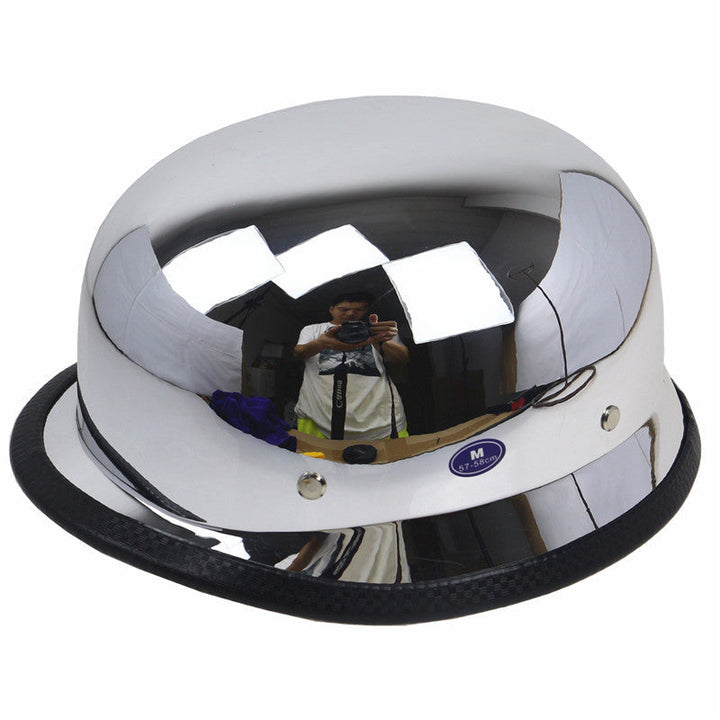 Stylish Chrome Motorcycle Helmet Kalsten