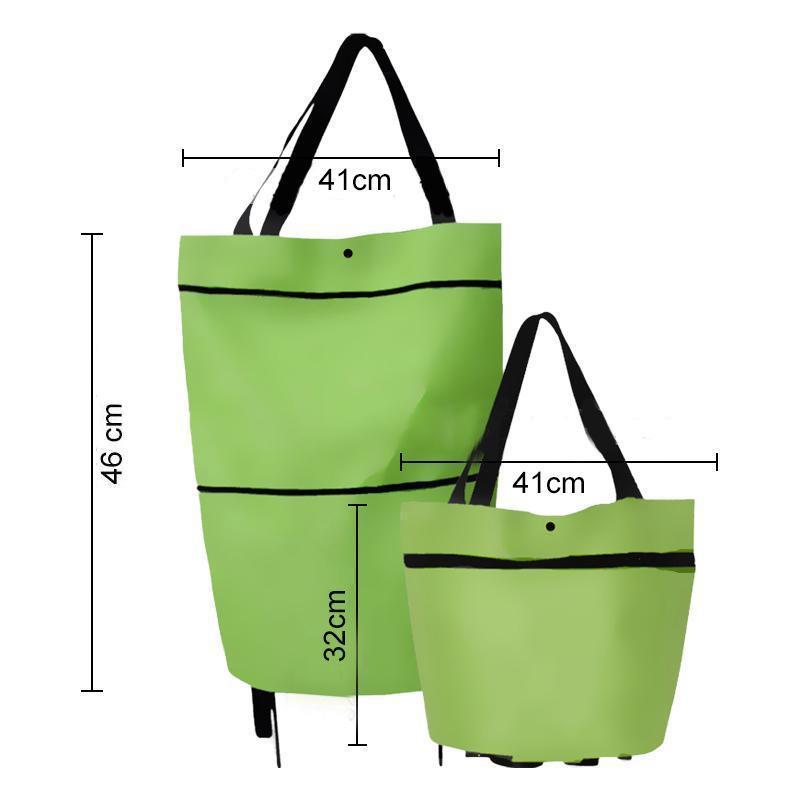 Foldable Shopping Bag with Wheels | Kalsten