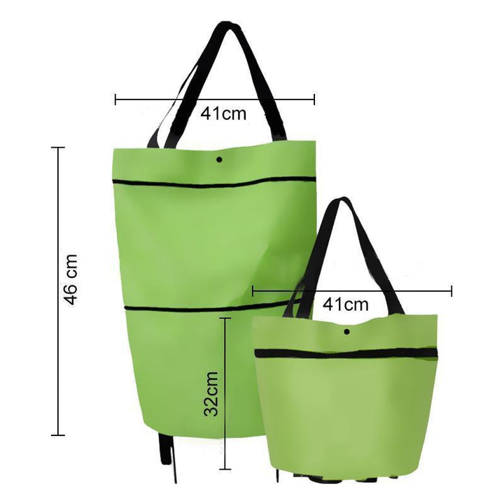 Foldable Shopping Bag with Wheels | Kalsten