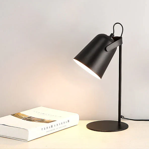 Nordic Macaron Color Creative Iron Bucket Design Light Table Lamp | Kalsten