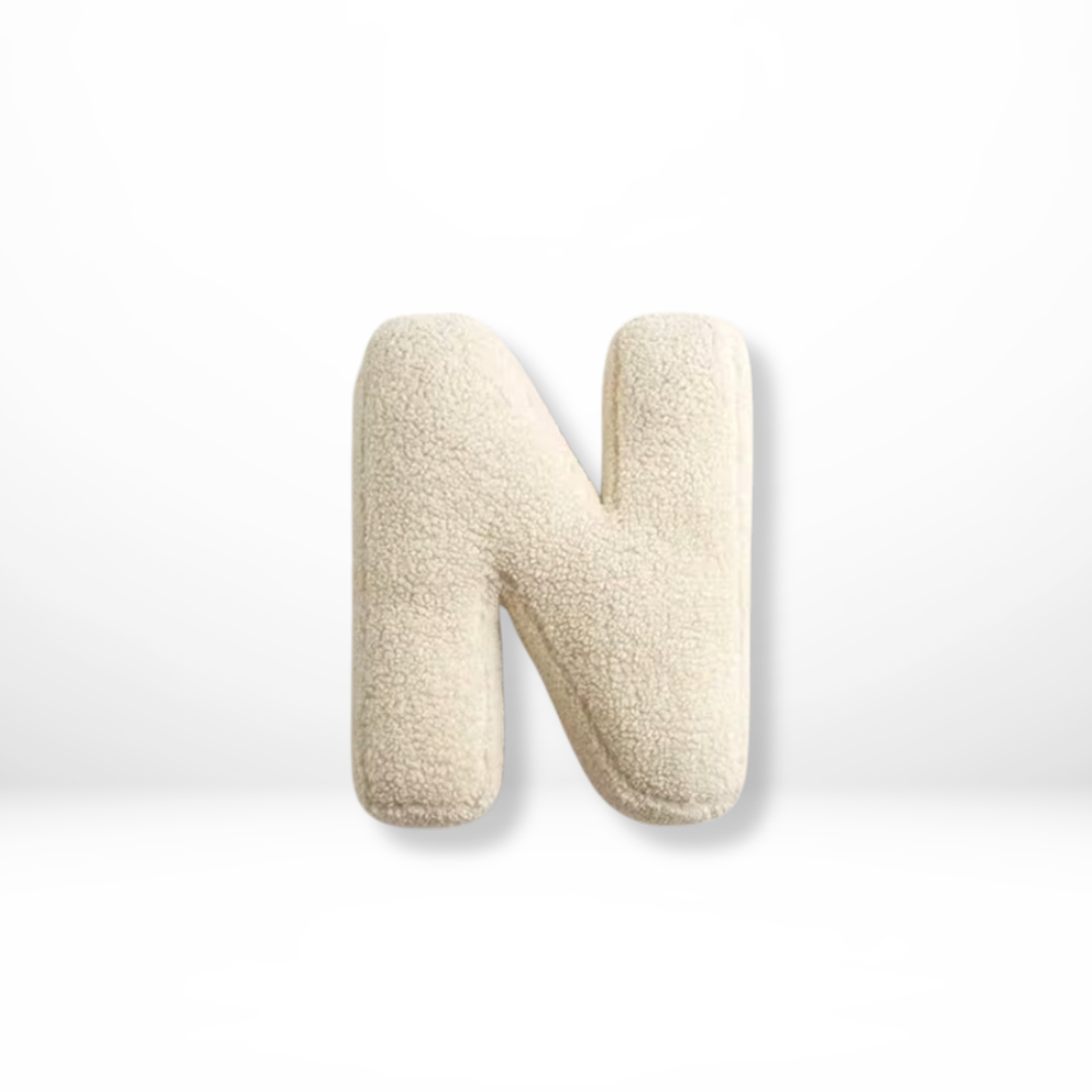 Kalsten | Velvet Alphabet Decorative Cushion With Letters A To Z