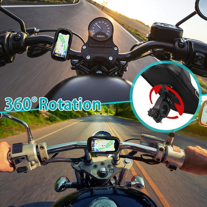 Waterproof Phone Holder for Bicycle and Motorcycle – 360° Rotatable and Suitable for 4.5–6.4 Inches | Karnz