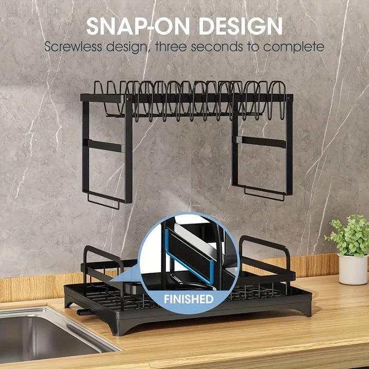 Draining rack 2 tiers with drainage | Kalsten