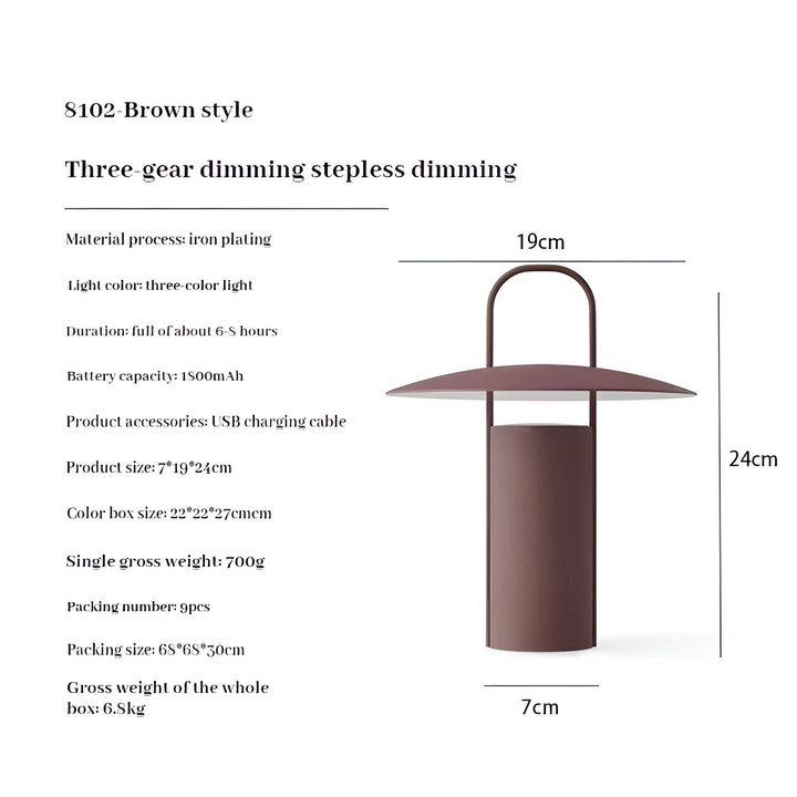 GlowLight Garden Lighting – Magical LED Table Lamp for Outdoor, Waterproof & Rechargeable Kalsten