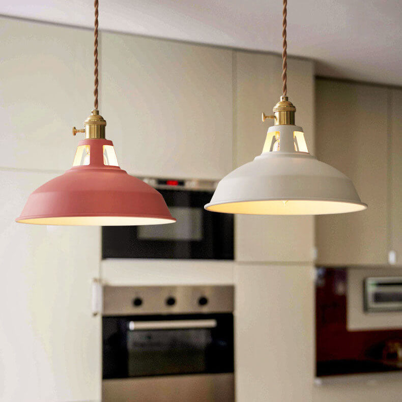 Pendant Light Iron 10.4 in Adjustable Chain Industrial Style Dining Room Bar Café Hanging Ceiling Lamp | Kalsten