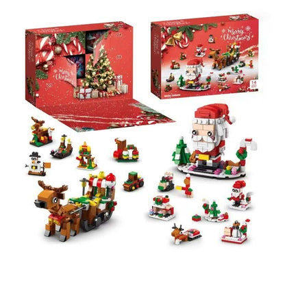 Skanto | Creative Advent Calendar with 12 Building Blocks for Christmas Tree Fun