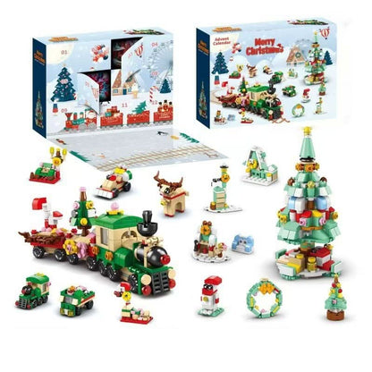 Skanto | Creative Advent Calendar with 12 Building Blocks for Christmas Tree Fun