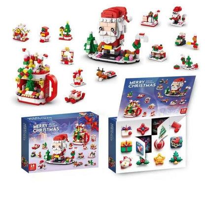 Skanto | Creative Advent Calendar with 12 Building Blocks for Christmas Tree Fun