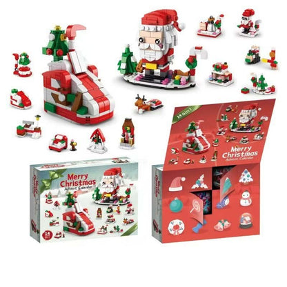 Skanto | Creative Advent Calendar with 12 Building Blocks for Christmas Tree Fun