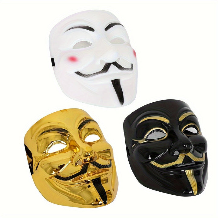 Full Face Plastic Halloween Mask Cosplay Style