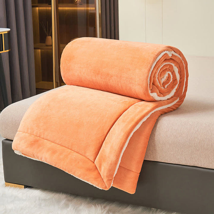 Double-Sided Velvet Cube Rug – Thick & Soft