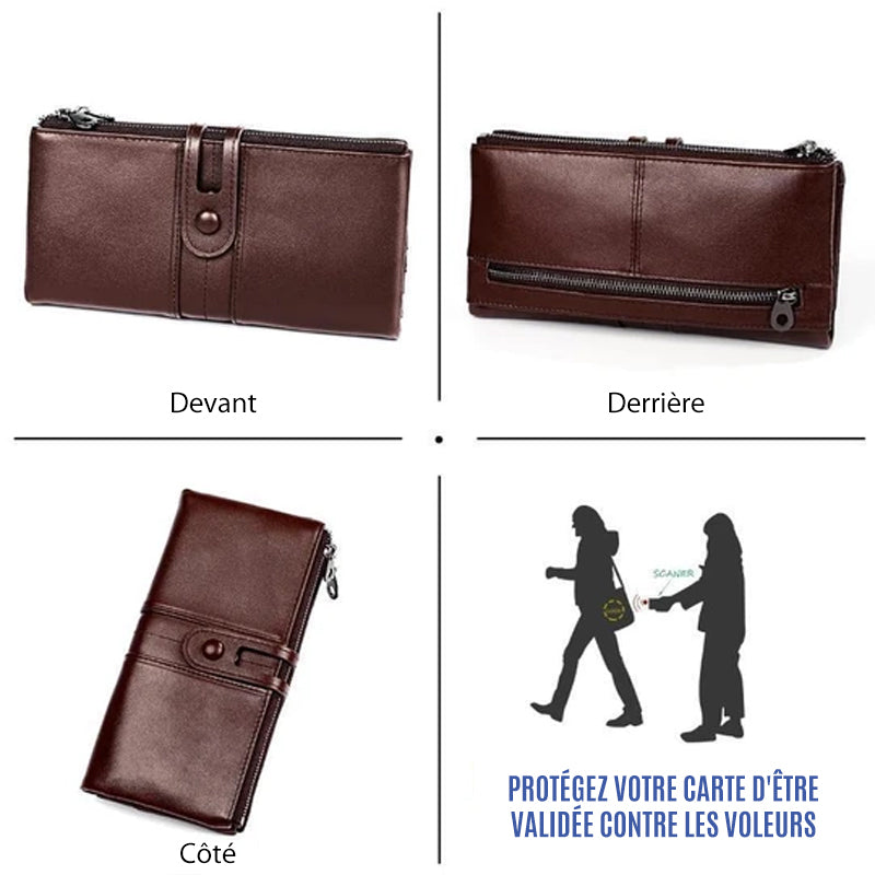Long Wallet in Genuine Leather | Kalsten