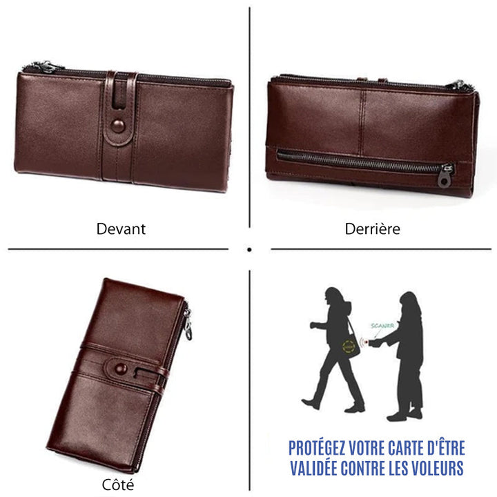 Long Wallet in Genuine Leather | Kalsten