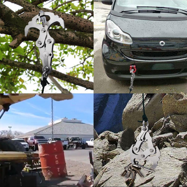 Kalsten | Stainless Steel Survival Folding Grappling Gravity Hook