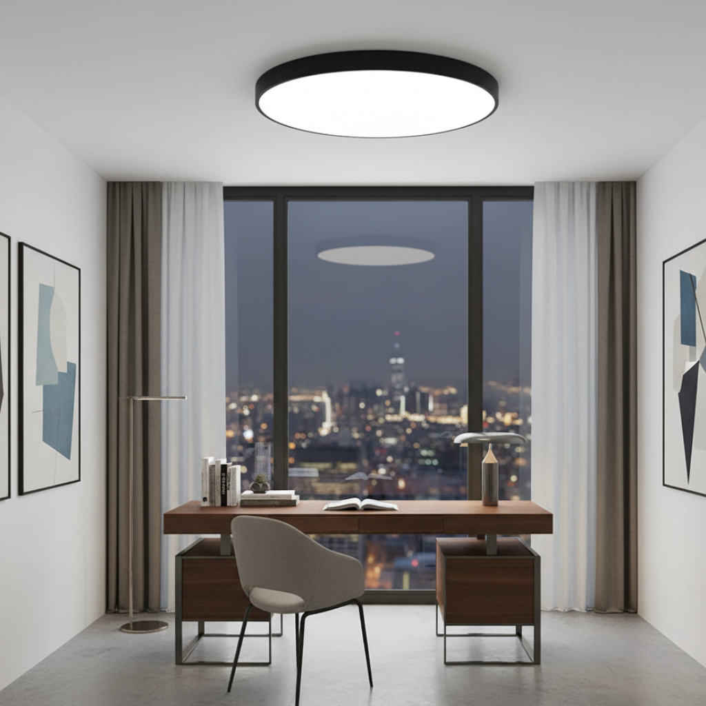 Ultra-Slim Disc LED Flush Mount