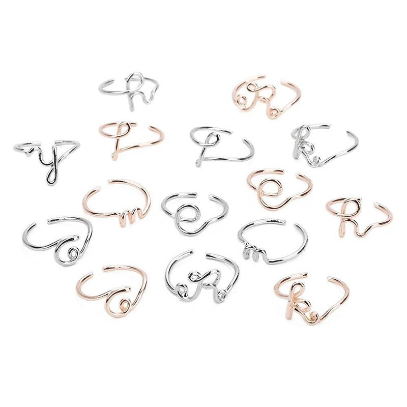 Kalsten | Simple A-Z Letter Ring