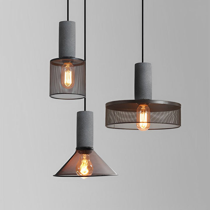 Creative Metal Meshed Black Industrial Style Pendant Lights Chandelier | Kalsten