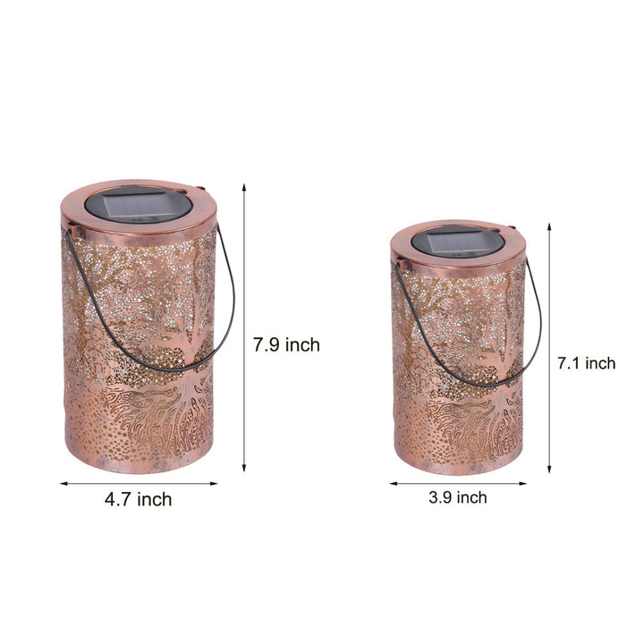 Portable Waterproof Retro Projection Tree Hanging Solar Lanterns | Kalsten