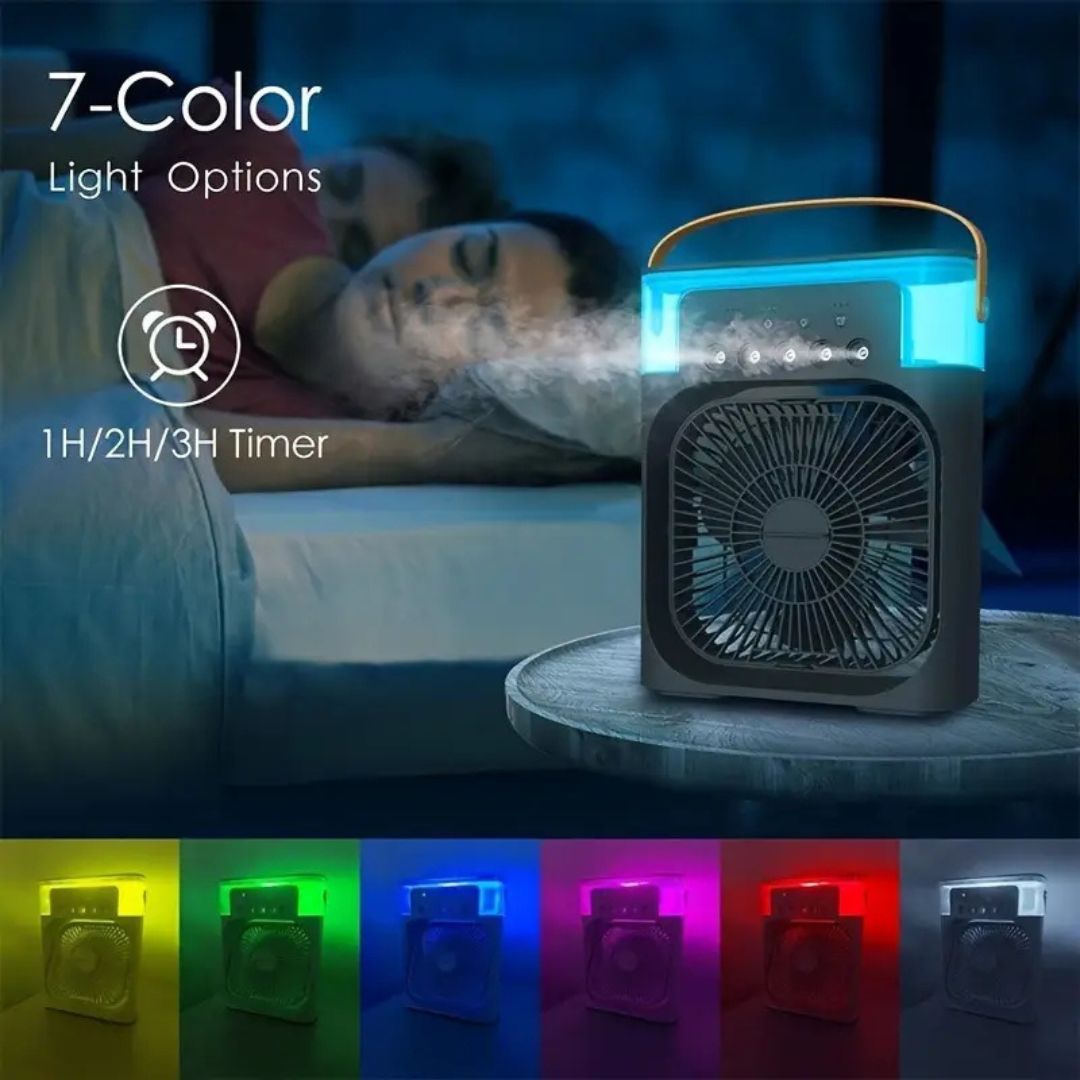 3-in-1 Air Cooler Humidifier | Portable, Adjustable Fan Speeds & Ideal for Bedrooms, Offices & Small Spaces | Kalsten